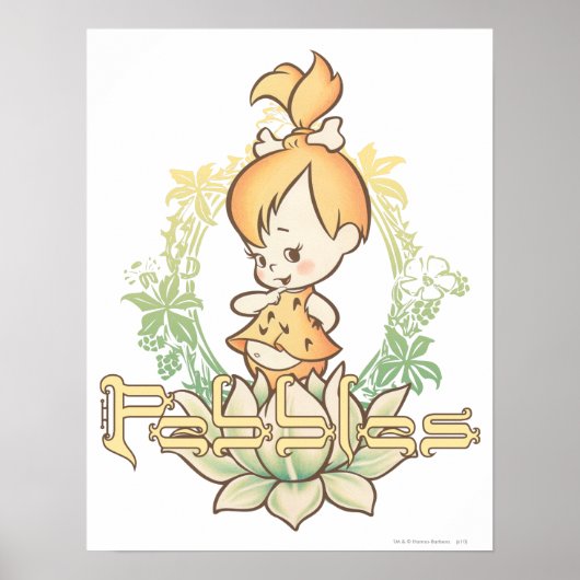 PEBBLES™ in Lotus-Blume Poster (Vorne)