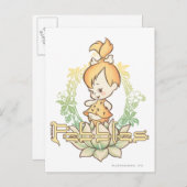 PEBBLES™ in Lotus-Blume Postkarte (Vorne/Hinten)