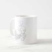 PEBBLES™ in Pfau Kaffeetasse (Vorderseite Links)