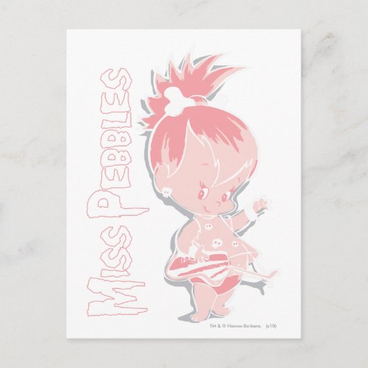 PEBBLES™ in Pink Postkarte (Vorderseite)