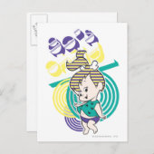 PEBBLES™ Kind der 80er Jahre Postkarte (Vorne/Hinten)