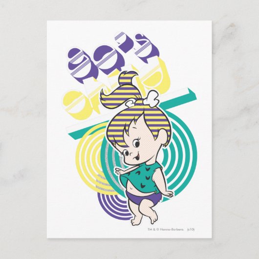 PEBBLES™ Kind der 80er Jahre Postkarte (Vorderseite)