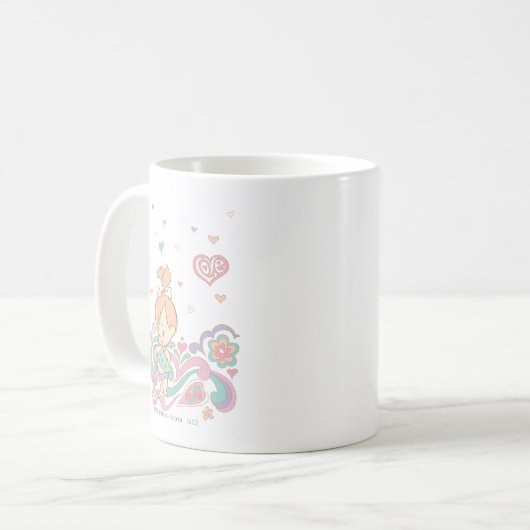 PEBBLES™ Liebe Wirbel Kaffeetasse (Vorderseite Links)