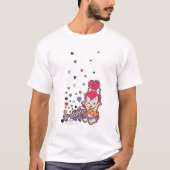 PEBBLES™ Lila Herz T-Shirt (Vorderseite)