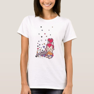 PEBBLES™ Lila Herz T-Shirt