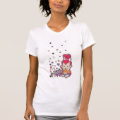 PEBBLES™ Lila Herz T-Shirt (Vorderseite)