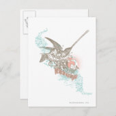 PEBBLES™ Nature Girl Postkarte (Vorne/Hinten)