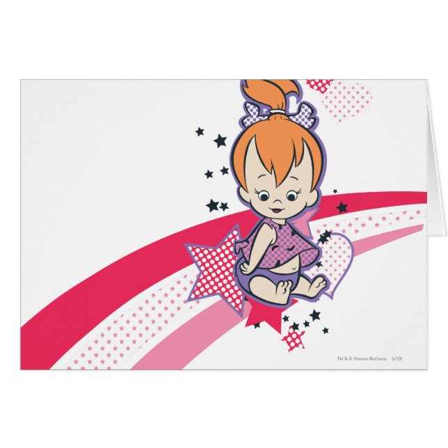 PEBBLES™ on Pink Rainbow (Vorderseite (Horizontal))