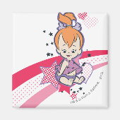 PEBBLES™ on Pink Rainbow Magnet (Vorne)