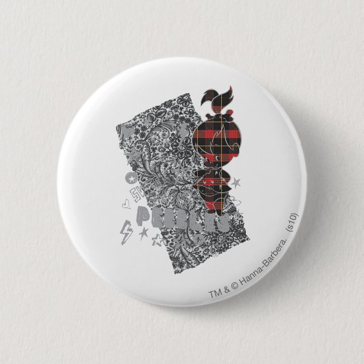 PEBBLES™ Punk Kariert Button (Vorderseite)