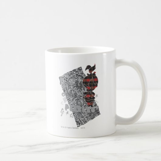 PEBBLES™ Punk Kariert Kaffeetasse (Rechts)