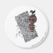 PEBBLES™ Punk Kariert Magnet (Vorne)