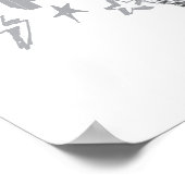 PEBBLES™ Punk Kariert Poster (Ecke)