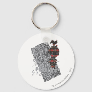 PEBBLES™ Punk Kariert Schlüsselanhänger