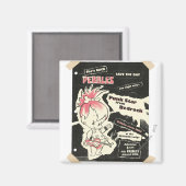 PEBBLES™ Punk Rock Legende Magnet (Vorderseite/Rückseite)