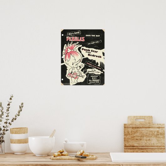 PEBBLES™ Punk Rock Legende Poster (Küche)