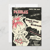 PEBBLES™ Punk Rock Legende Postkarte (Vorne/Hinten)