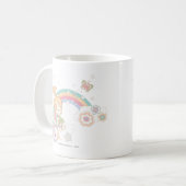 PEBBLES™ Rainbow and Flower Clouds Kaffeetasse (Vorderseite Links)