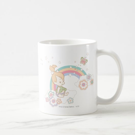 PEBBLES™ Rainbow and Flower Clouds Kaffeetasse (Rechts)