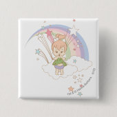 PEBBLES™ Rainbow Stars Button (Vorderseite)