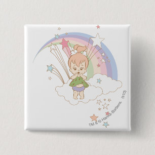 PEBBLES™ Rainbow Stars Button