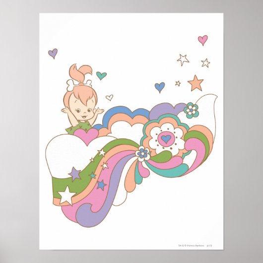 PEBBLES™ Regenbogenwolke Poster (Vorne)