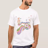 PEBBLES™ Regenbogenwolke T-Shirt (Vorderseite)