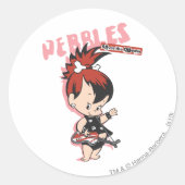 PEBBLES™ Rock Star Runder Aufkleber (Vorderseite)
