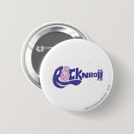 PEBBLES™ Rock'n'Roll Button (Vorne & Hinten)