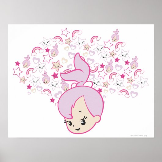 PEBBLES™ Star Print Poster (Vorne)