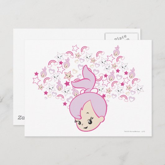 PEBBLES™ Star Print Postkarte (Vorne/Hinten)