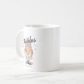 PEBBLES™ Sterne und Herzen Kaffeetasse (Vorderseite Links)