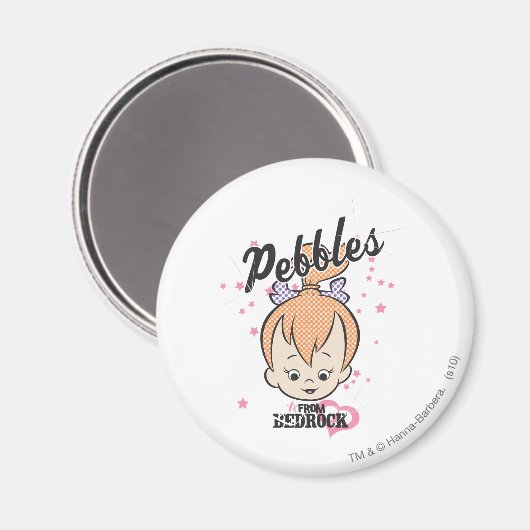 PEBBLES™ Sterne und Herzen Magnet (Vorderseite/Rückseite)