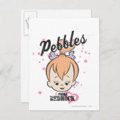 PEBBLES™ Sterne und Herzen Postkarte (Vorne/Hinten)