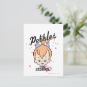 PEBBLES™ Sterne und Herzen Postkarte (Stehend Vorderseite)