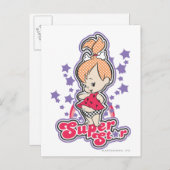 PEBBLES™ Super Star Postkarte (Vorne/Hinten)