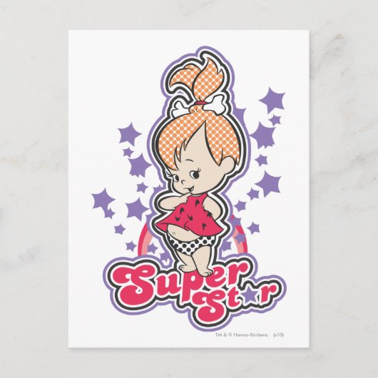 PEBBLES™ Super Star Postkarte (Vorderseite)