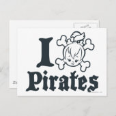 PEBBLES™ The Pirate Postkarte (Vorne/Hinten)