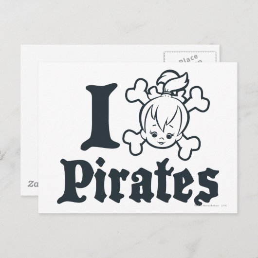 PEBBLES™ The Pirate Postkarte (Vorne/Hinten)