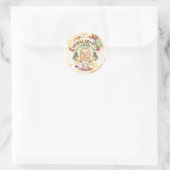 PEBBLES™ Tribal Beauty Runder Aufkleber (Tasche)