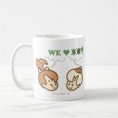 PEBBLES™ und Bam Bam Lieben Natur Kaffeetasse (Links)