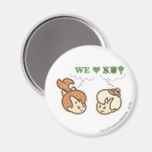 PEBBLES™ und Bam Bam Lieben Natur Magnet (Vorderseite/Rückseite)