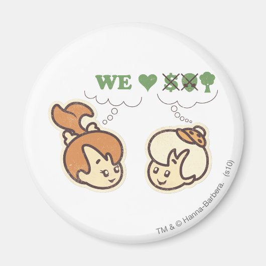 PEBBLES™ und Bam Bam Lieben Natur Magnet (Vorne)