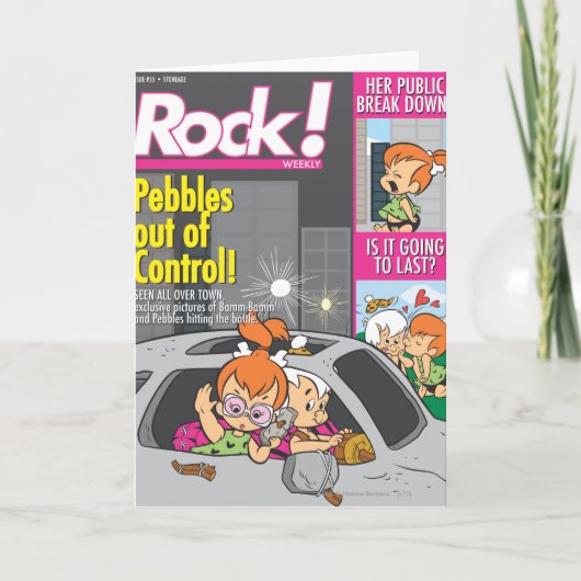 PEBBLES™ und Bam Bam Out of Kontrolle Karte (Vorderseite)