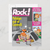 PEBBLES™ und Bam Bam Out of Kontrolle Postkarte (Vorne/Hinten)