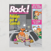 PEBBLES™ und Bam Bam Out of Kontrolle Postkarte (Vorderseite)