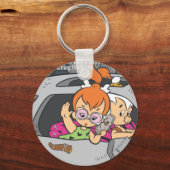 PEBBLES™ und Bam Bam Out of Kontrolle Schlüsselanhänger (Vorderseite)