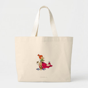PEBBLES™ und Bam-Bam und DinoPlaytime Jumbo Stoffbeutel
