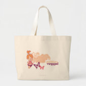 PEBBLES™ und Schmetterlinge Jumbo Stoffbeutel (Vorne)