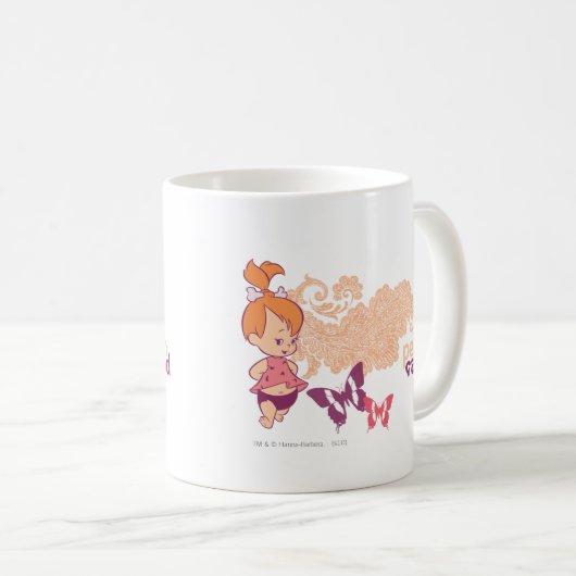 PEBBLES™ und Schmetterlinge Kaffeetasse (VorderseiteRechts)